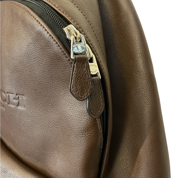 Coach Campus Leather Backpack Bag F72120 in Mahogany - Picture 3 of 10